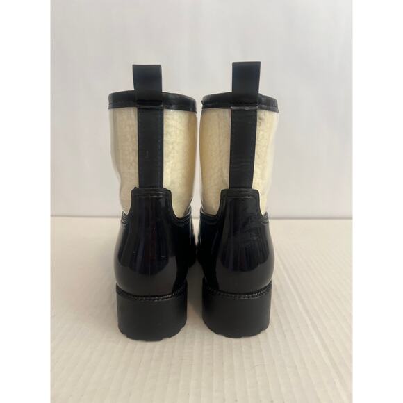 Charter Club Trudyy Water Resistant Rain Boots Black with Sherpa Fleece Size 8 - Picture 5 of 13